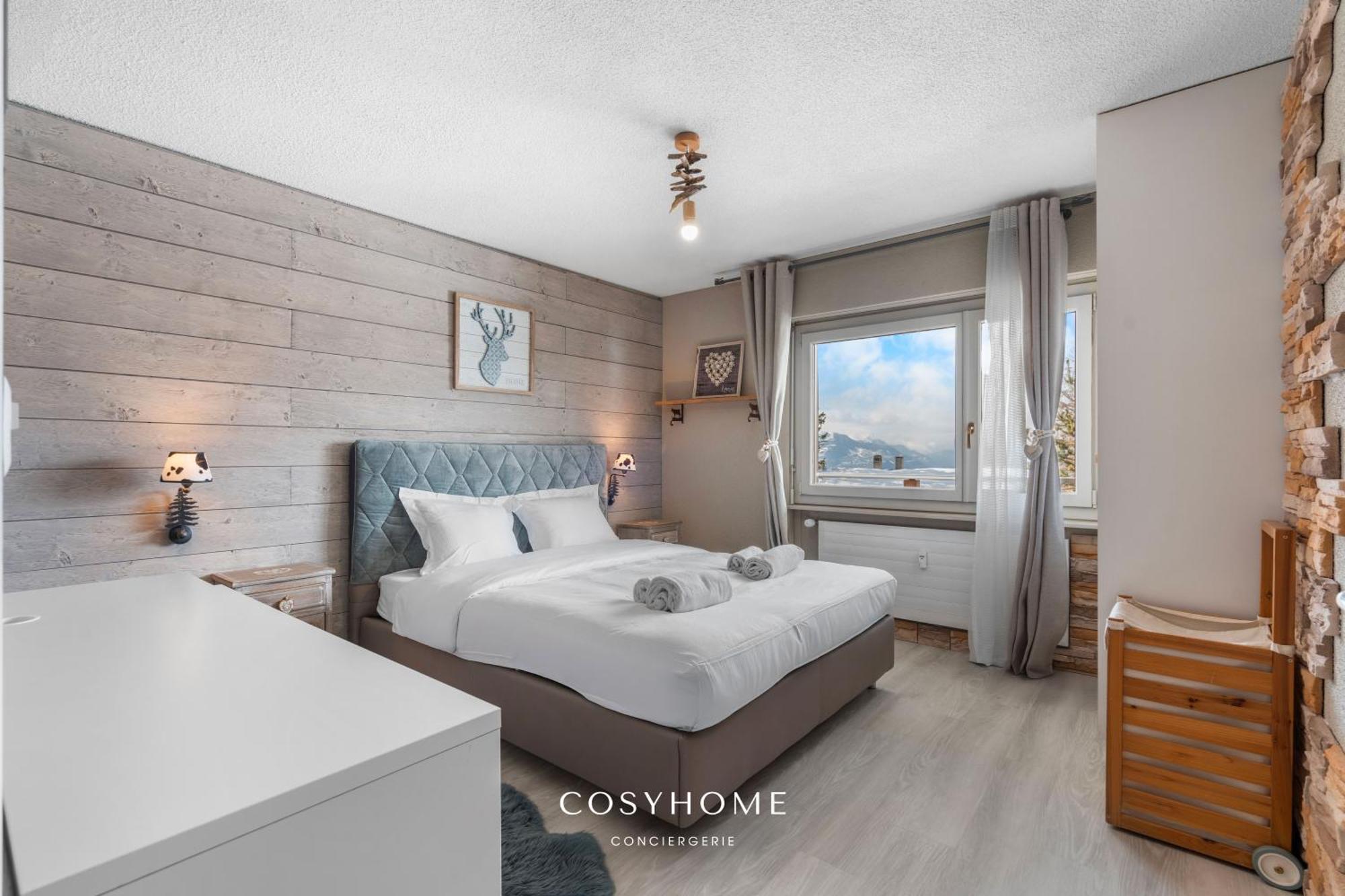 Apartamento Au Bon Coeur L Golf 5Min L Vue L 4 Pers Crans-Montana Exterior foto