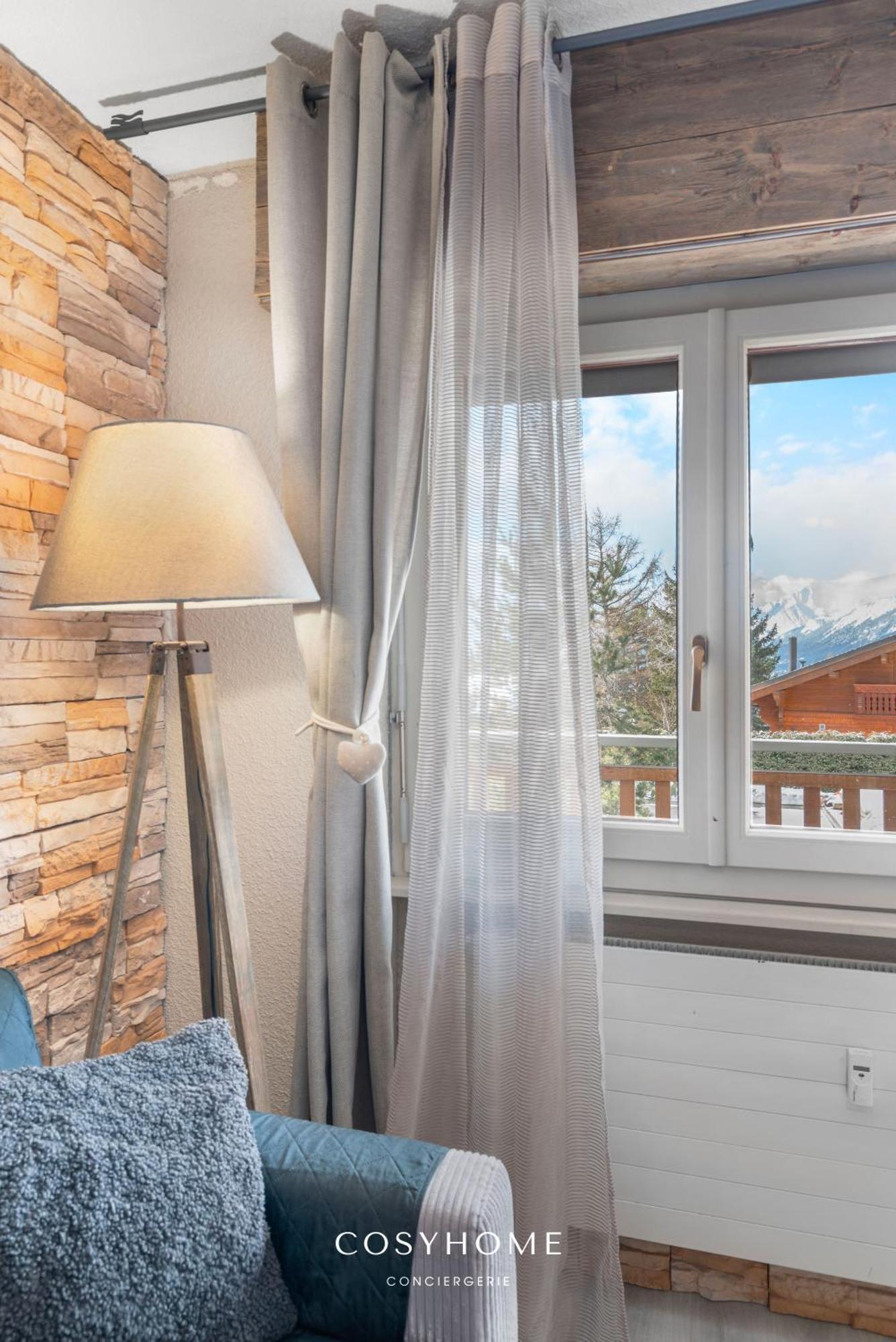 Apartamento Au Bon Coeur L Golf 5Min L Vue L 4 Pers Crans-Montana Exterior foto