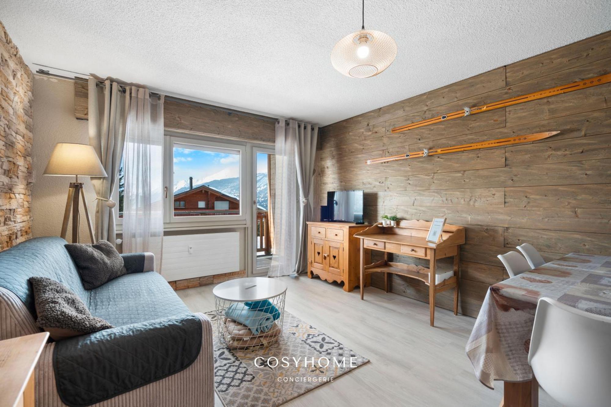 Apartamento Au Bon Coeur L Golf 5Min L Vue L 4 Pers Crans-Montana Exterior foto